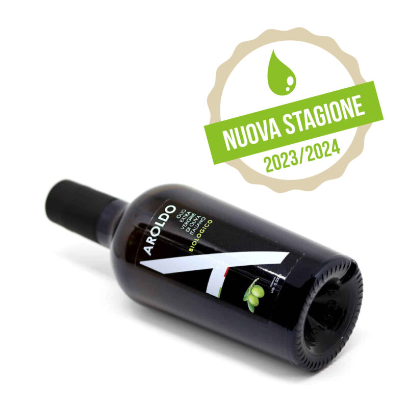 Olio Aroldo Bio EVO Bottiglia 1